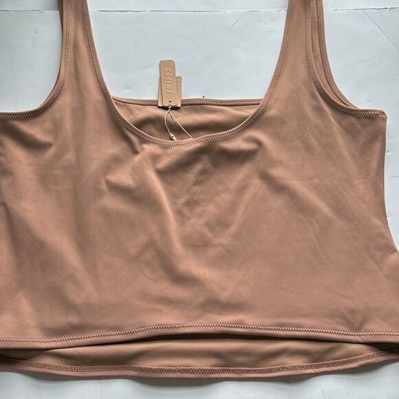 NWT SKIMS Womens Shaping Swim Tank Bikini Top Sienna SW-TNK-0118 Size 2X - Picture 7 of 14